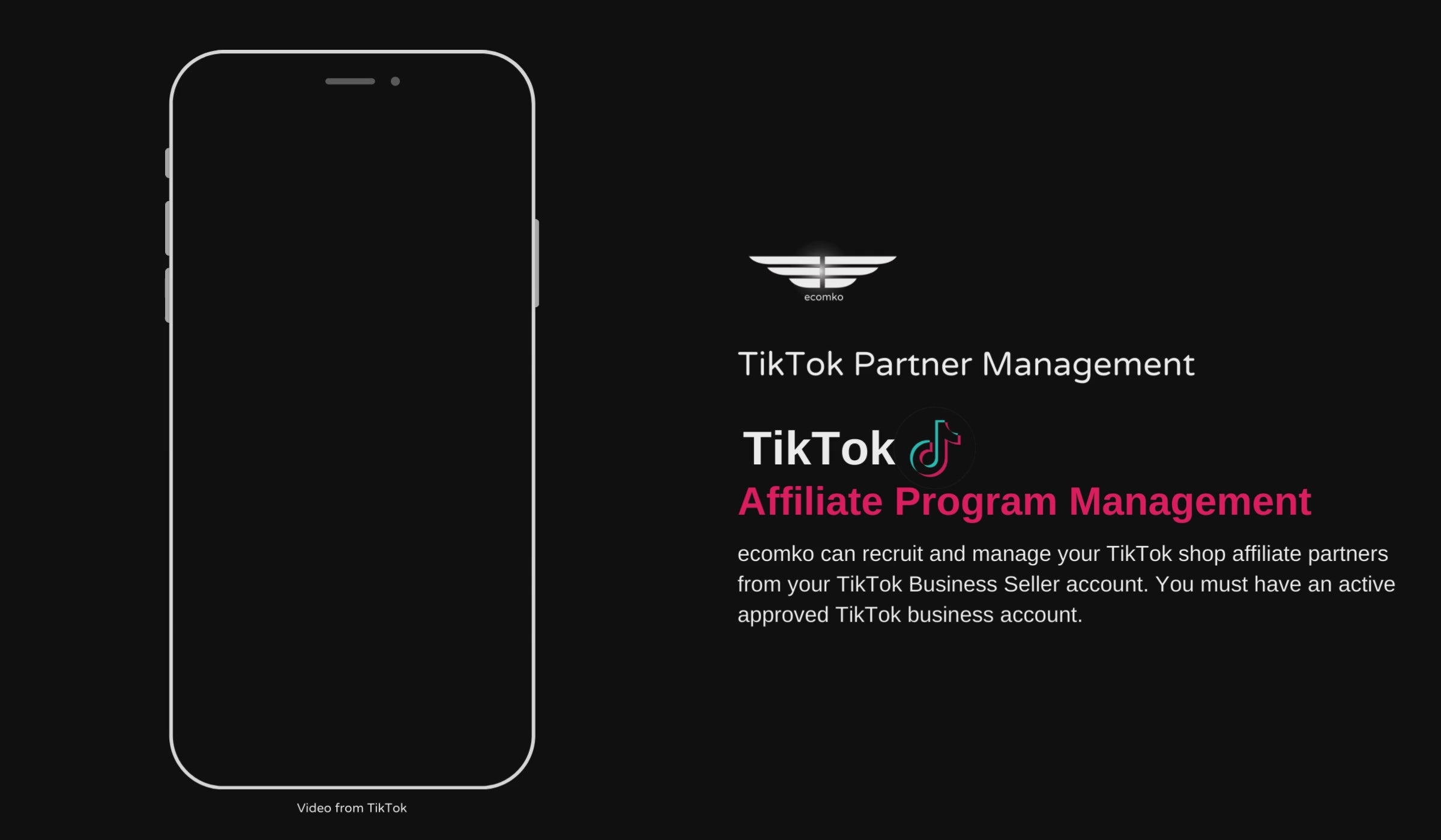 Load video: TikTok Affiliate Management